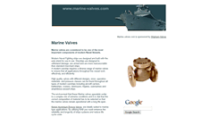 Desktop Screenshot of marine-valves.com